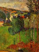 Paul Gauguin View of Pont Aven from Lezaven Spain oil painting artist